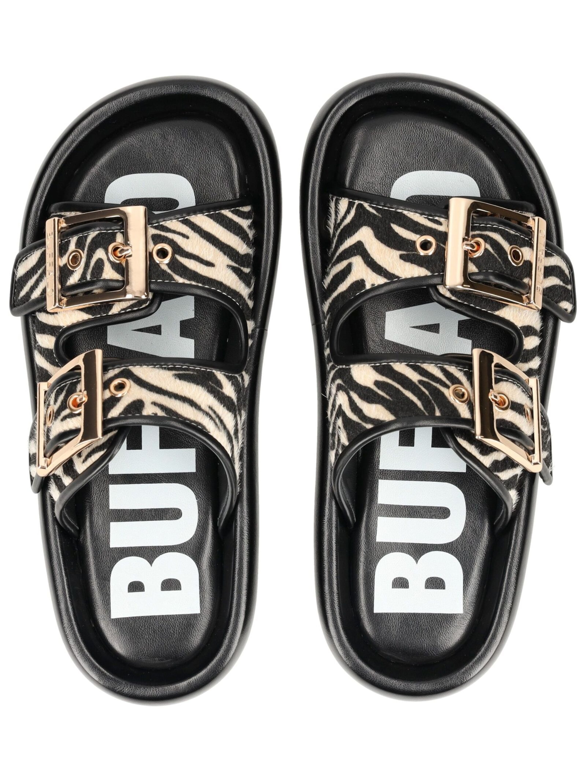 BUFFALO Mules 'Evelyn Ari' in Black