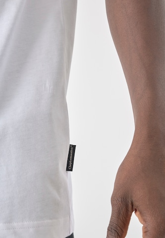Cleptomanicx Shirt 'Classic Tee Ligull Classic' in White