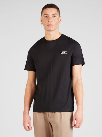 Tricou 'EMPIRE' de la Michael Kors pe negru: față