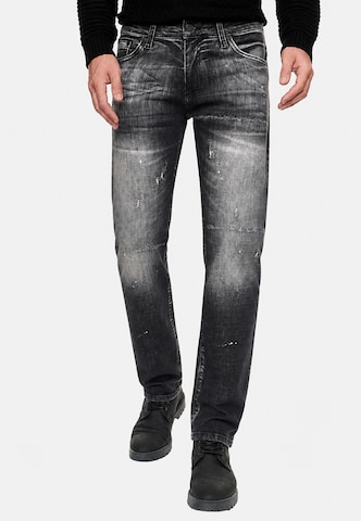 Rusty Neal Slim fit Jeans in Black: front