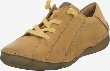 JOSEF SEIBEL Lace-Up Shoes in Yellow: front