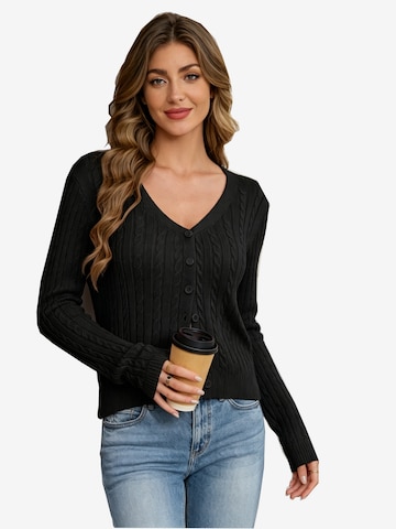 KoJooin Knit Cardigan in Black