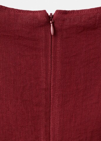 MANGO Dress 'Grape-w' in Red