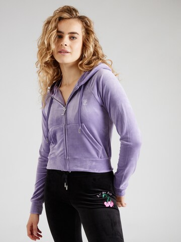 Giacca di felpa 'Madison' di Juicy Couture in lilla: frontale