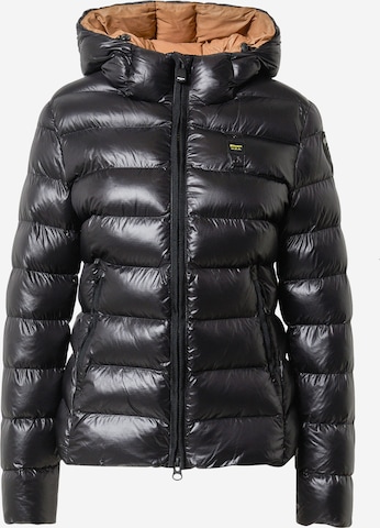 Blauer.USA Zimní bunda 'Sorona' – černá: přední strana