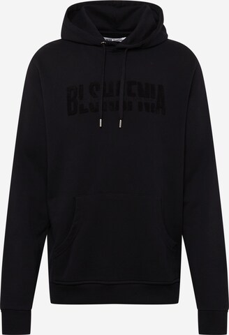BLS HAFNIA Sweatshirt 'Transparency' in Black: front