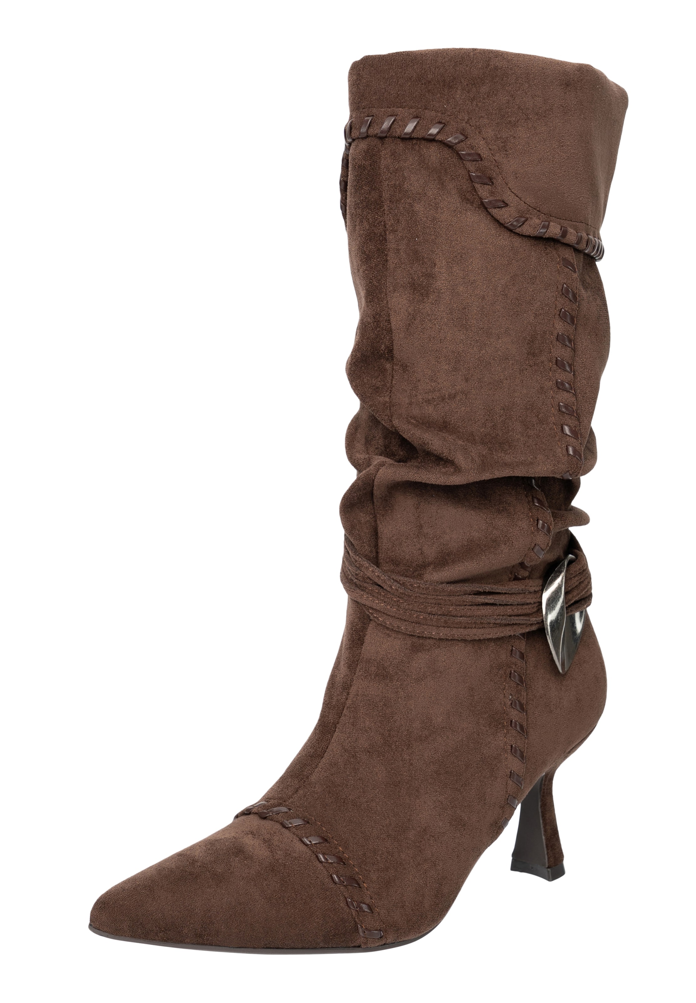 Salinyang Cowboy boot in Brown: front