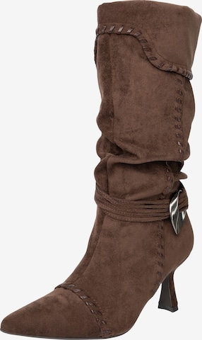Salinyang Cowboy boot in Brown: front