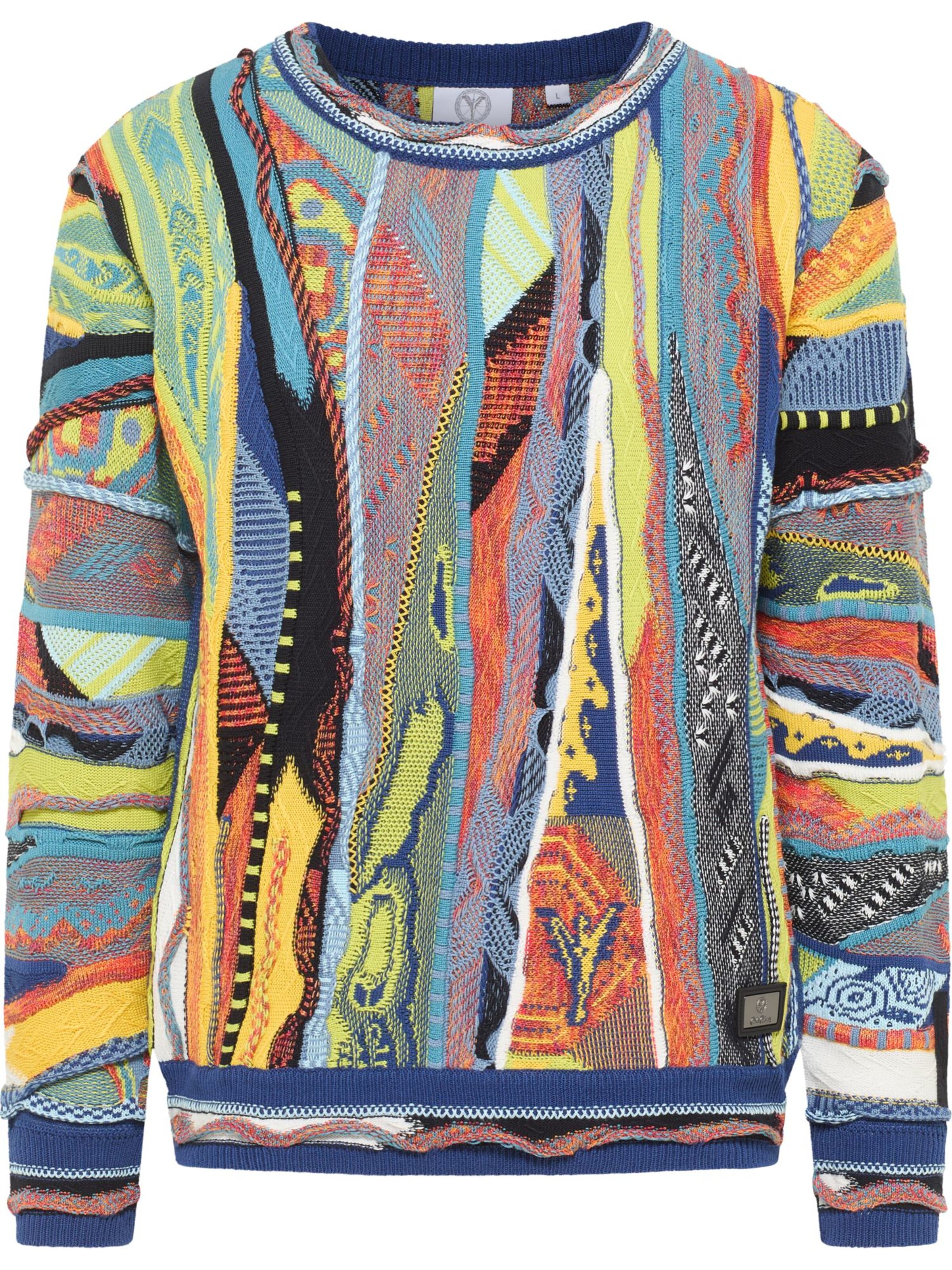 Carlo Colucci Trui 'Dondi' in Gemengde kleuren: voorkant