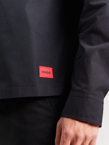 HUGO Átmeneti dzseki 'Evalom' - fekete