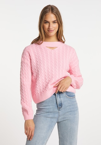 Pull-over MYMO en rose : devant