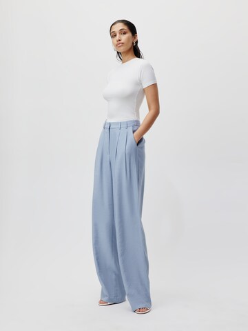 LeGer by Lena Gercke Regular Pleat-front trousers 'Draco' in Blue