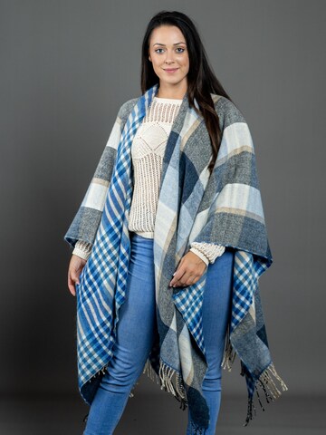 COLLEZIONE ALESSANDRO Cape 'Bella' in Blue