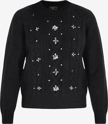 faina - Pullover em preto: frente