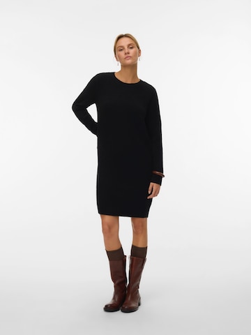 juoda VERO MODA Megzta suknelė 'VMBOOM'