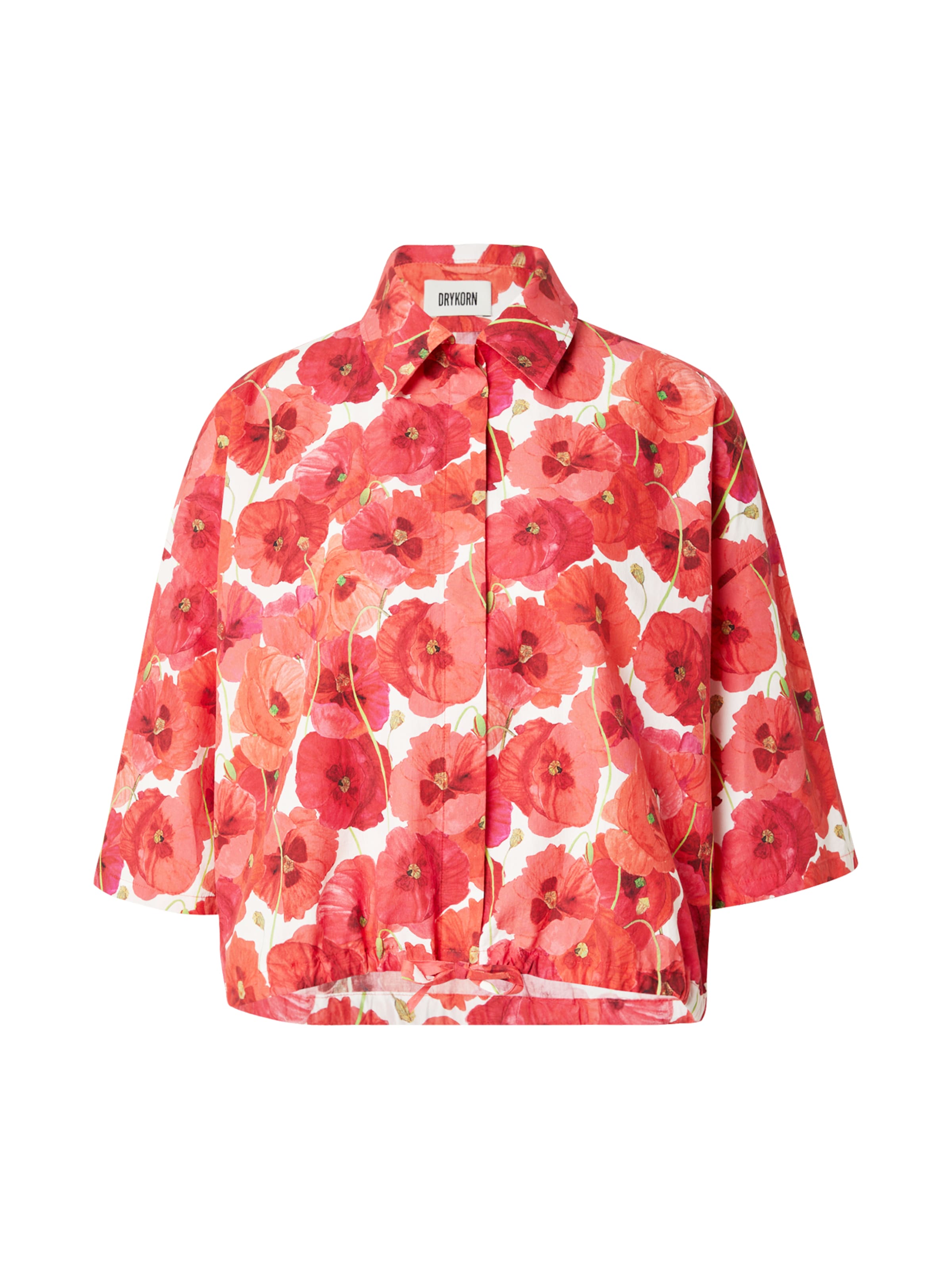 DRYKORN Bluza 'LAINAY' | rdeča barva: sprednja stran