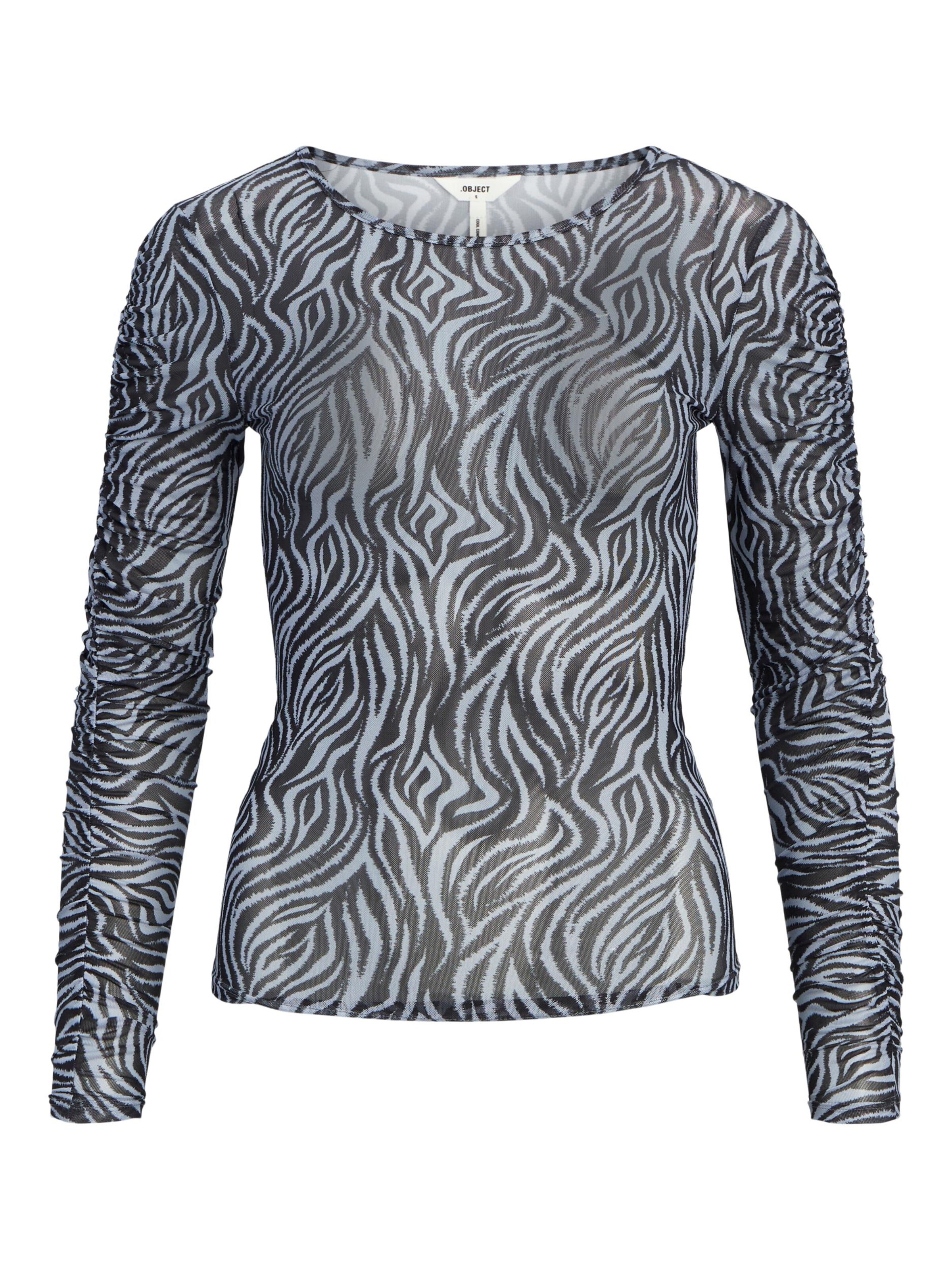 Tricou de la OBJECT pe albastru: față