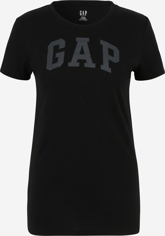 Gap Tall Shirt in Zwart: voorkant