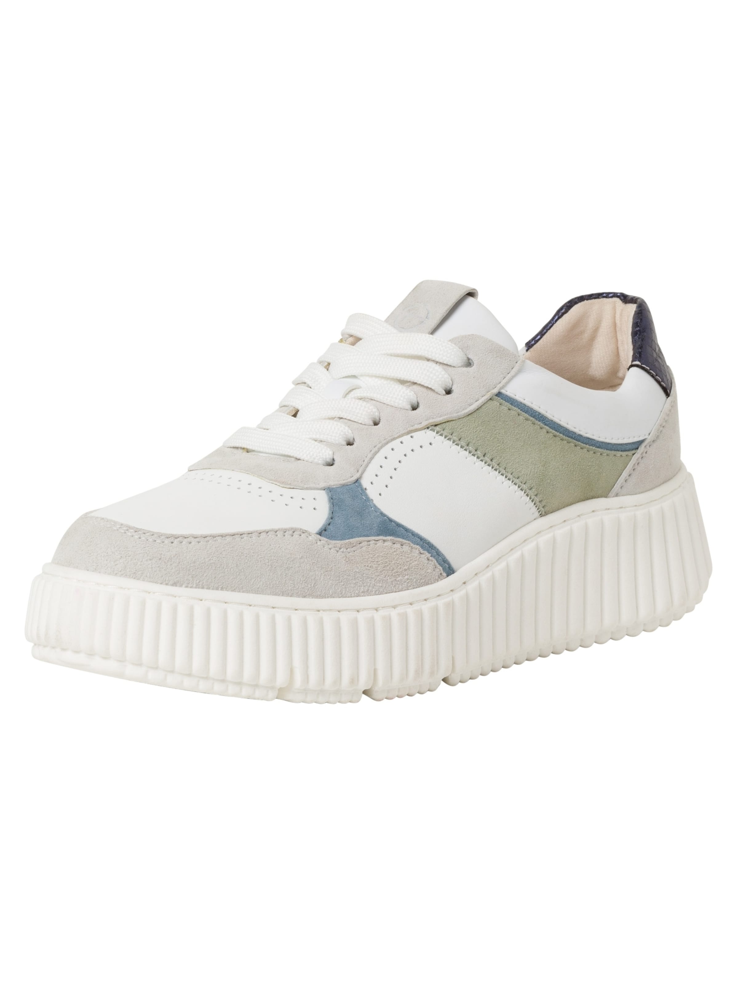Tamaris Sneakers laag in Wit: voorkant
