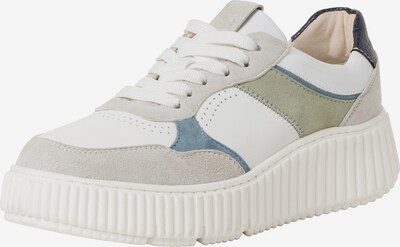 TAMARIS Sneaker low in blau / grau / grün / offwhite, Produktansicht