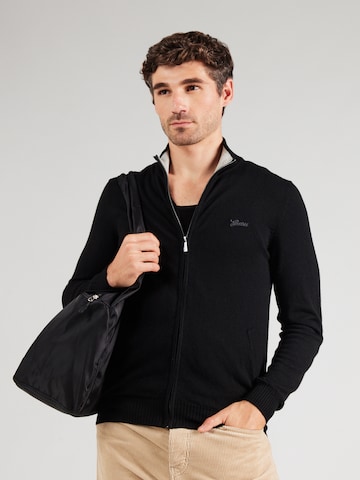 GUESS - Casaco de malha 'DARRELL' em preto: frente
