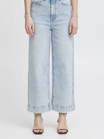 ICHI Loosefit Jeans 'IHarmios' in Blauw: voorkant