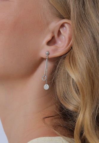 Boucles d'oreilles ELLI en argent : devant