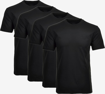 T-Shirt Ragman en noir : devant