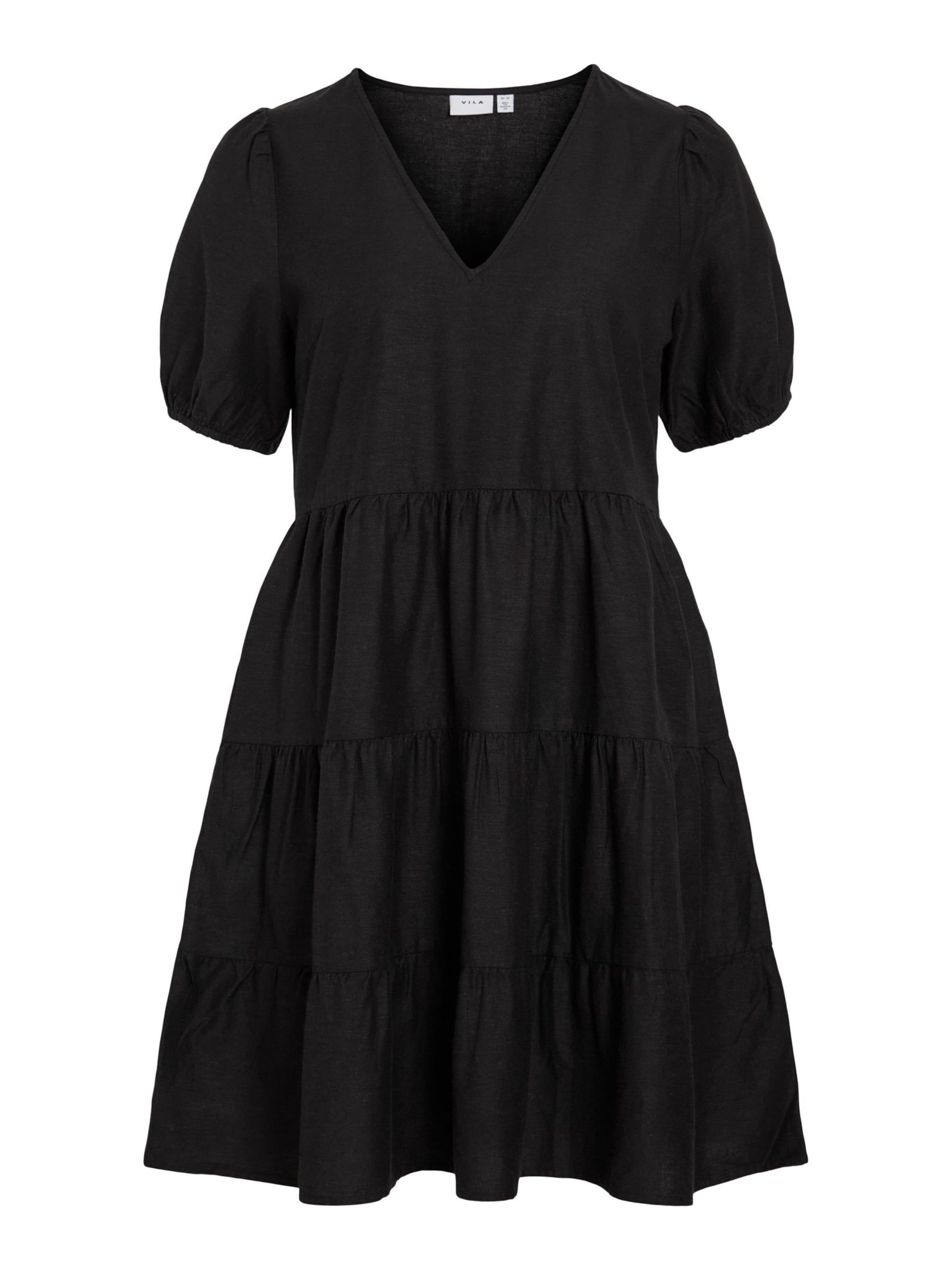 VILA Jurk in Zwart: voorkant