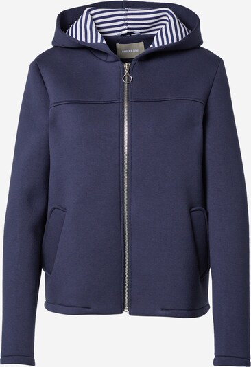 Amber & June Sweatjacke in navy, Produktansicht
