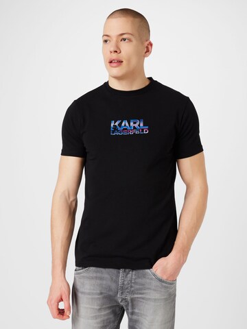 Karl Lagerfeld T-Shirt in Schwarz: predná strana