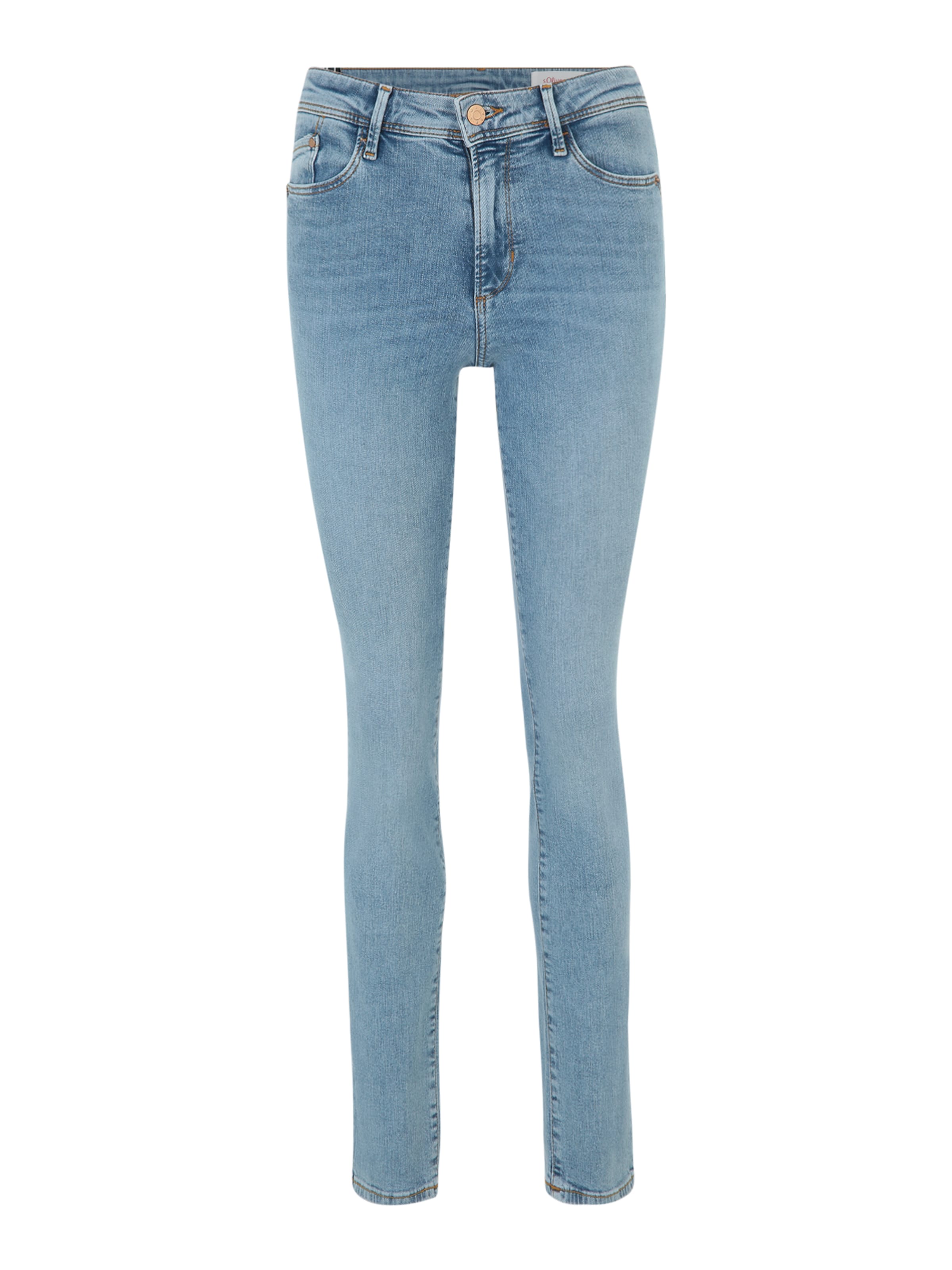 s.Oliver Slimfit Jeans 'Betsy' in Blauw: voorkant