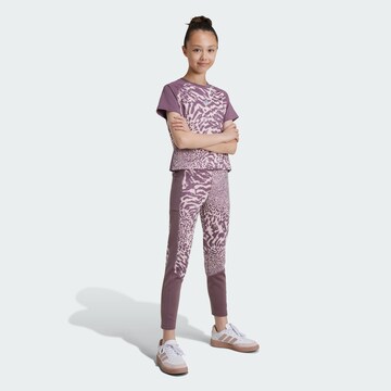 ADIDAS SPORTSWEAR Skinny Leggings 'Optime' in Pink