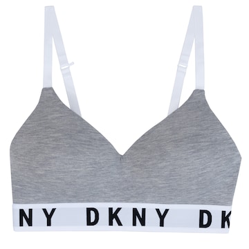 DKNY Intimates Bralette Bra in Grey: front