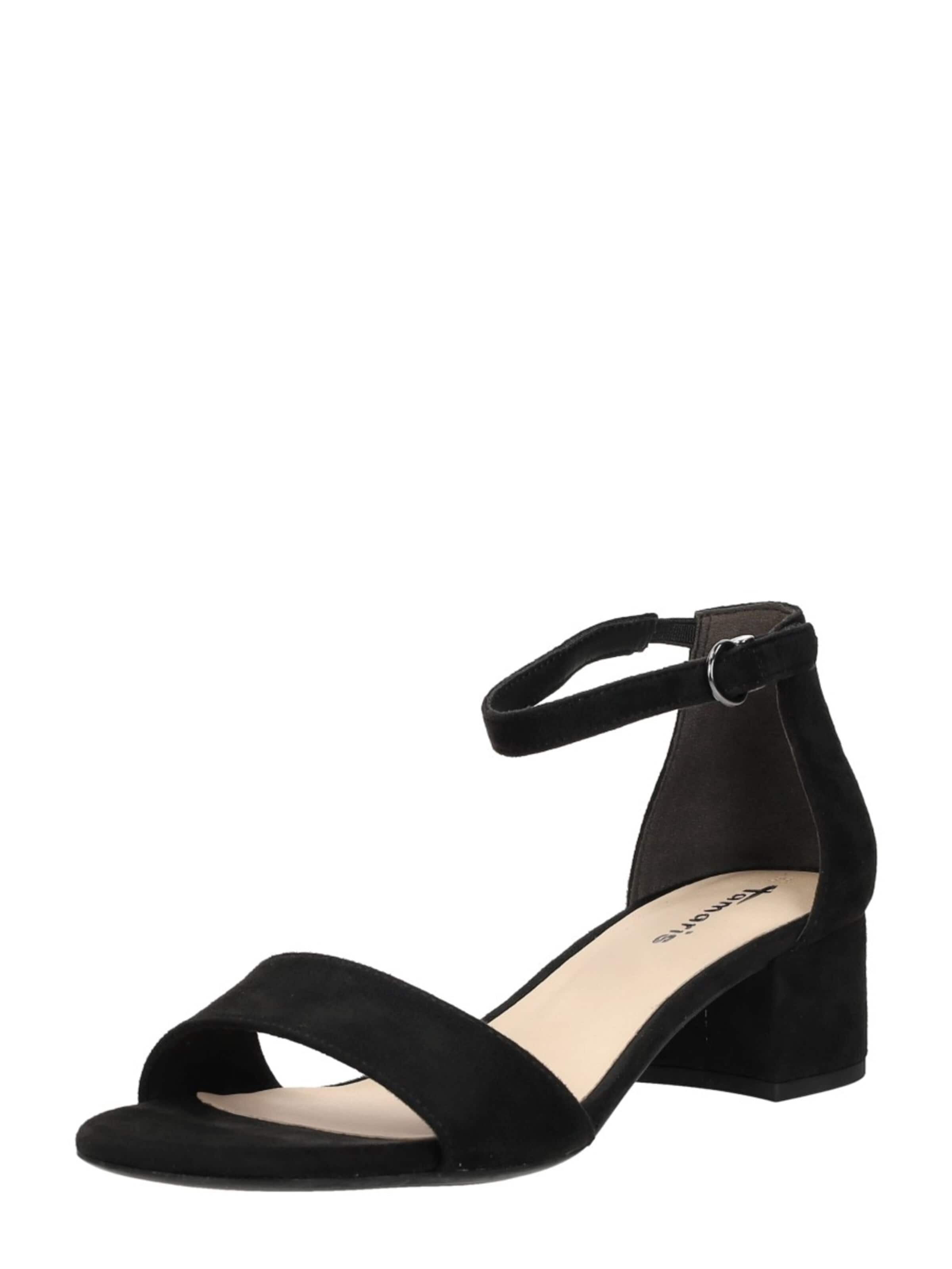 Tamaris Sandal 'Sandalen Hak' in Black