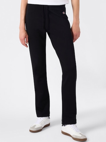 Champion Authentic Athletic Apparel Štandardný strih Nohavice - Čierna: predná strana