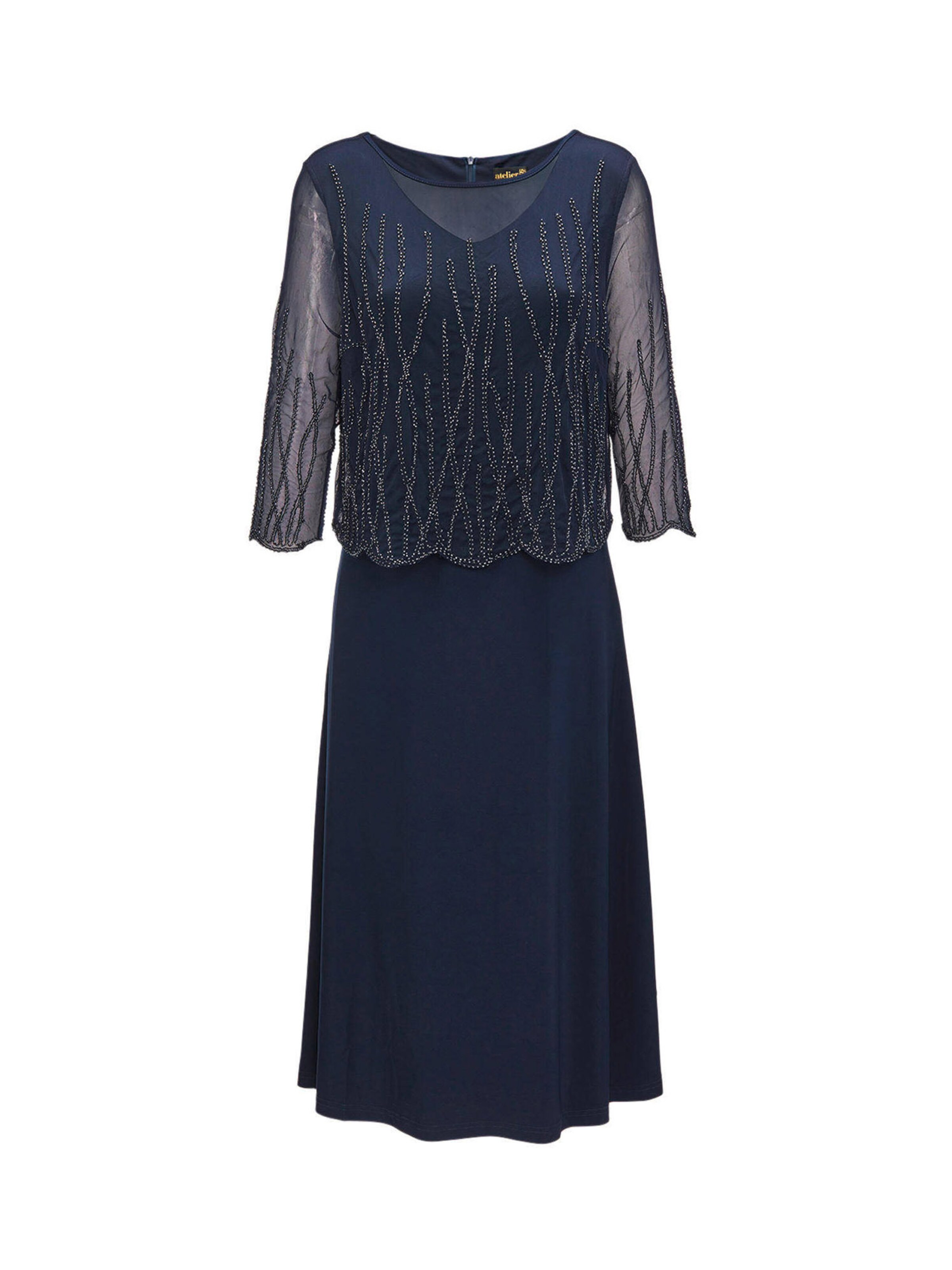 Goldner Dress in Blue: front