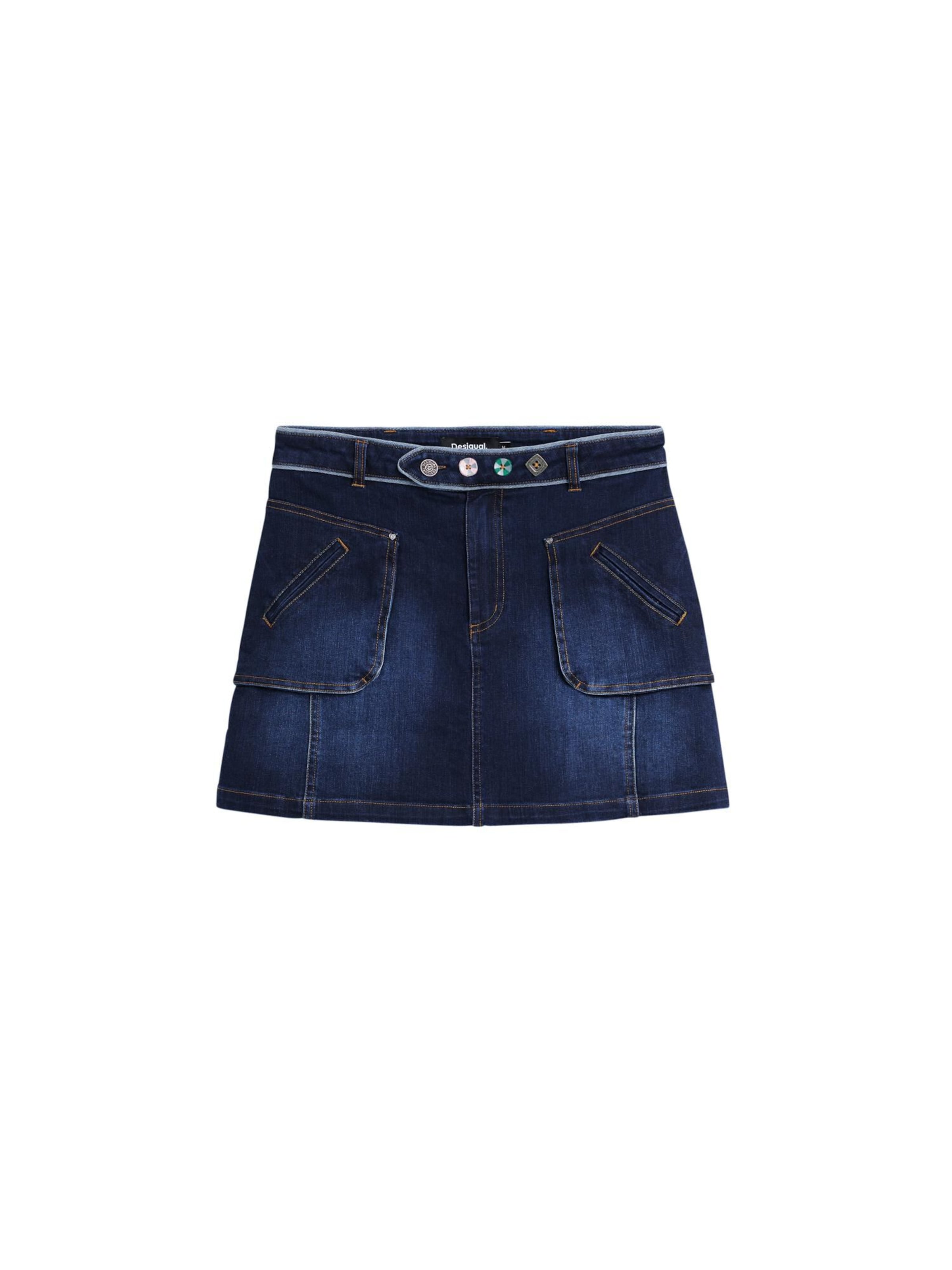 Desigual Sukně – modrá: přední strana