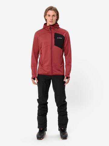 VAUDE Funktionele fleece-jas 'Monviso' in Rood