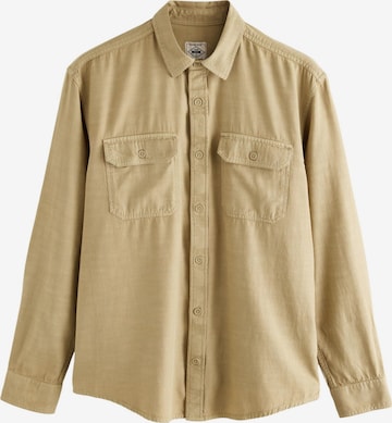 NextRegular Fit Košulja - smeđa boja: prednji dio