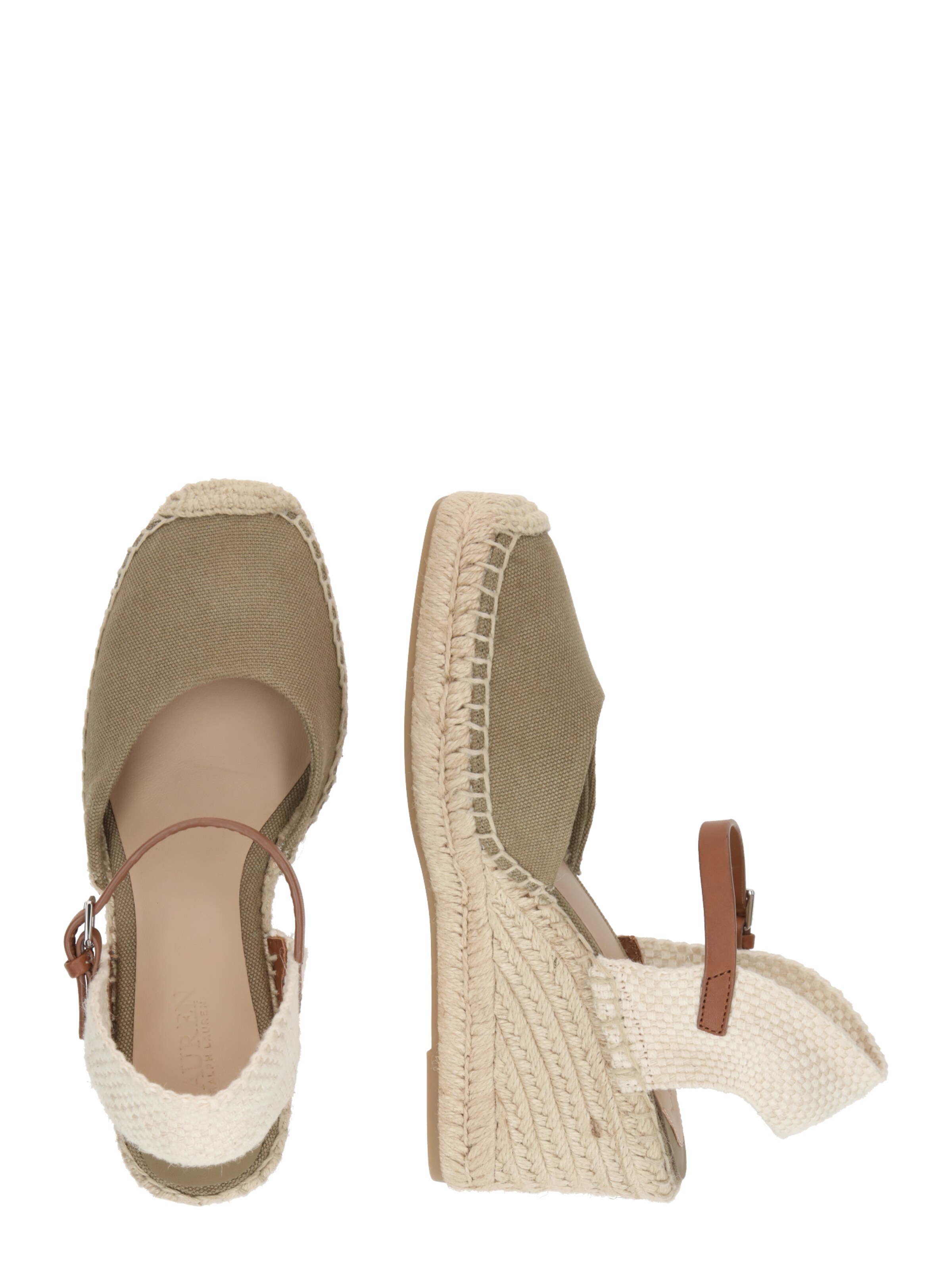 Lauren Ralph Lauren Sling körömcipők 'ROBBY' - zöld