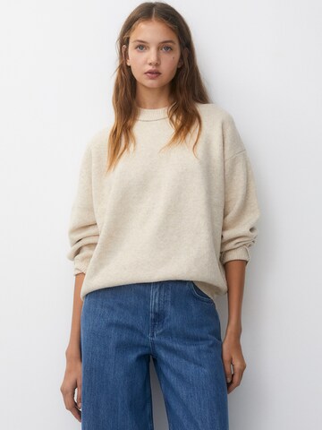 Pull&Bear Pullover in Beige: predná strana