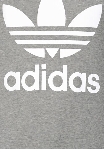 Coupe regular Sweat-shirt 'Trefoil Crew' ADIDAS ORIGINALS en gris