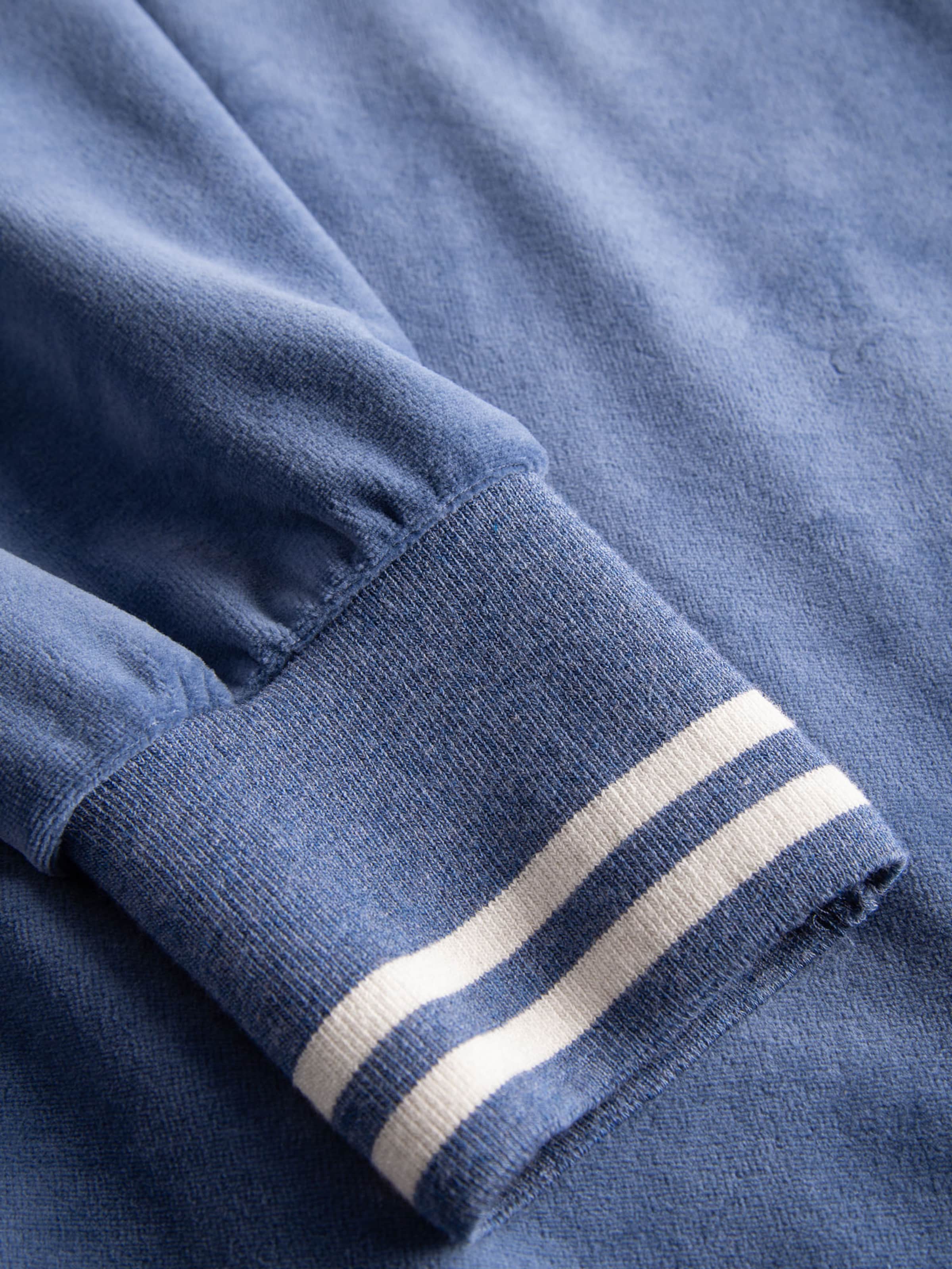 Rösch Short Bathrobe ' Nicki ' in Blue