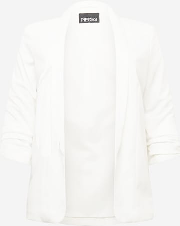 Blazer 'PCBOSELLA' di PIECES in bianco: frontale