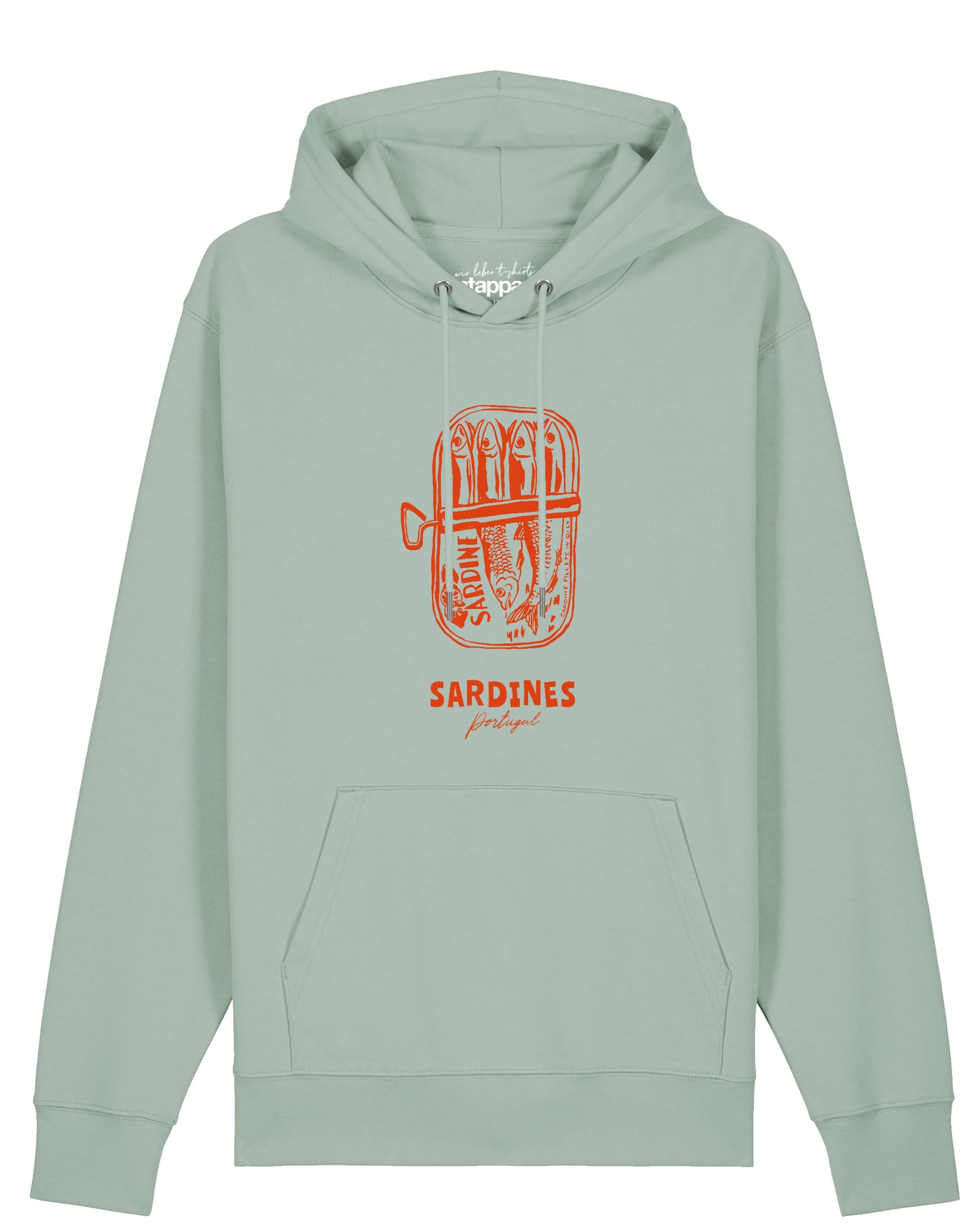 Pull-over 'Sardines Portugal' Watapparel en vert : devant