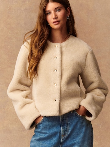 Next Jacke in Beige: Vorderseite