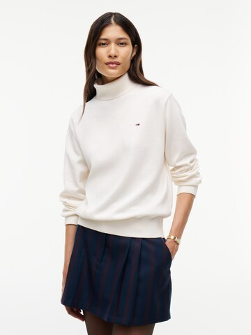balta Tommy Jeans Megztinis 'ESSENTIAL': priekis