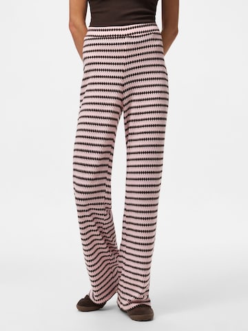 PIECES Loosefit Broek 'PCJeya' in Roze: voorkant