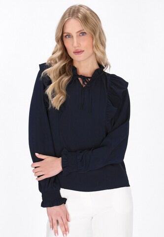 DreiMaster Klassik - Blusa en azul: frente